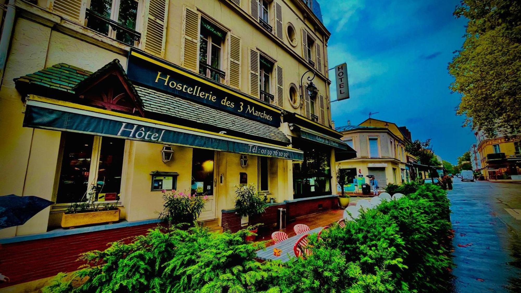 Hotel Des 3 Marches- Logis Hotel Restaurant เลอเวซิเนต์ ภายนอก รูปภาพ